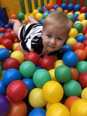 Ball pit fun