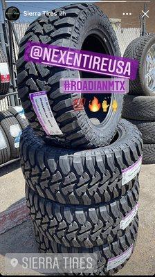 One of our favorites! Nexen tires roadian mtx will take you anywhere!