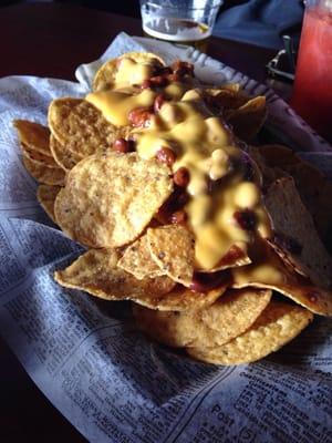 Chili cheese nachos.