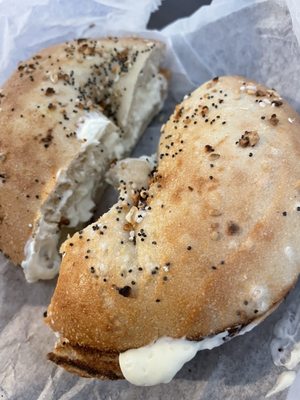 Everything Bagel with Cream Cheese