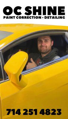 Our friend Steve loves his freshened Lamborghini