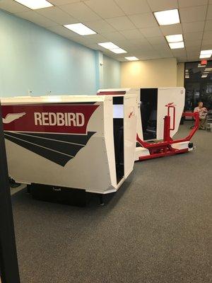 Redbird FMX flight simulators