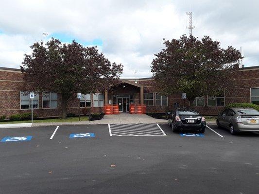 This entrance/ building is shared by the Monroe County Vital Records and  Monroe County Medical Examiner.