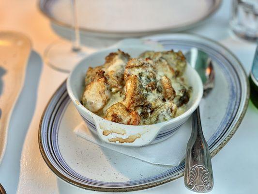 Brussel sprouts gratin