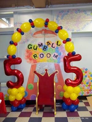 Birthday Balloon Arch