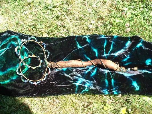 This is the medium Bubble Wand hand made by Terry Ann.