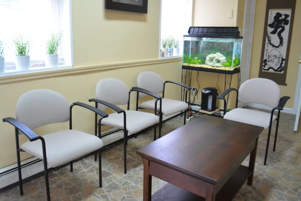 Waiting room in Family Acupuncture Clinic.