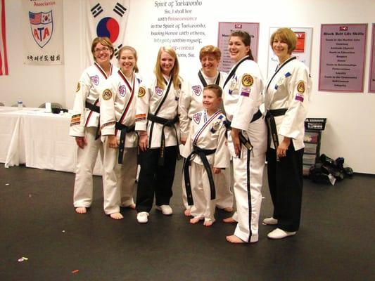 Our owners, instructors, senior instructor, and our youngest black belt