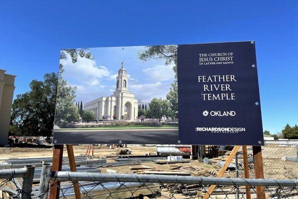 Southern River, California, Temple, temporary Banner