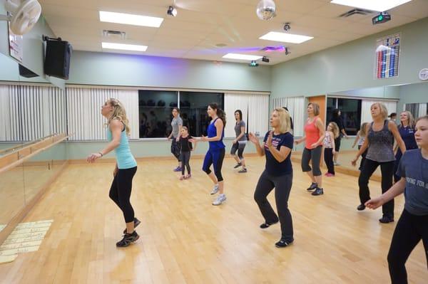 Grab a high energy dance class with Joni...She's a blast.  Wednesday nights at 6:40.