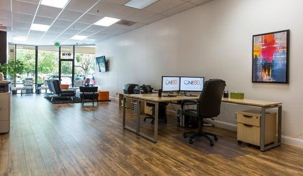 Open and collaborative work space. Our mantra of "A new direction in real estate" applies to everything we do including our office culture