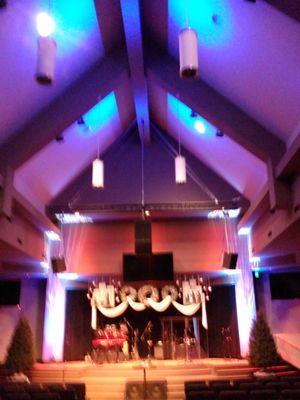 More lighting in the Sanctuary