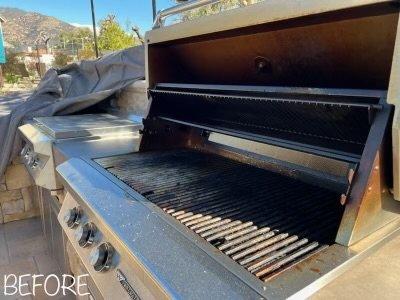 Don't have your grill looking like this contact us for your cleaning services