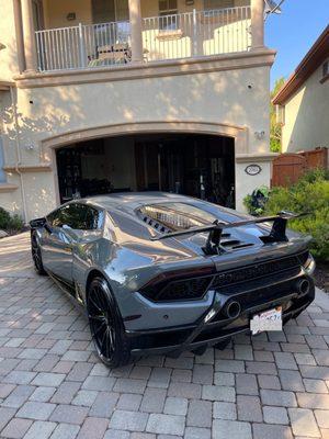 Premium Package on a Lamborghini, came out looking brand new!   If you're looking to get your car detailed text (408)310-9726