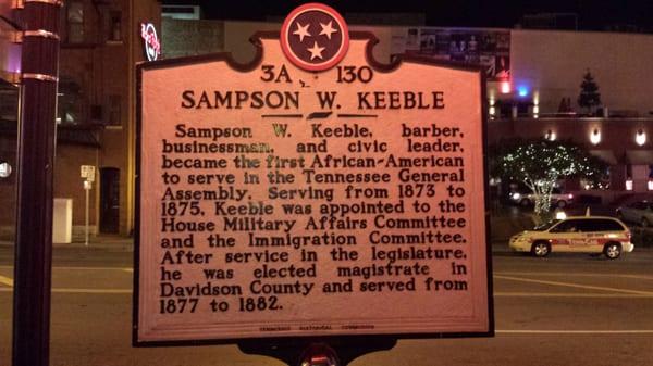 Sampson W. Keeble Historical Marker