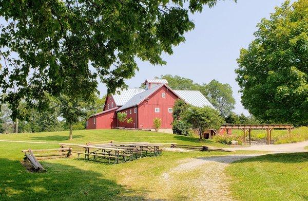 View of Carriage Hill Metro Park Visitor Center