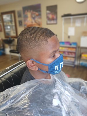 Kids bald fade