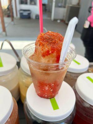 Raspado de tamarindo con tajin