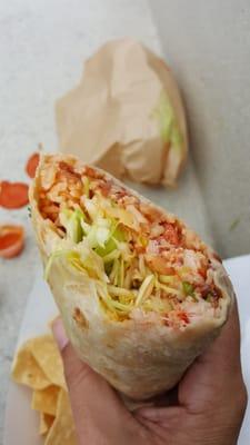 Lobster burrito.