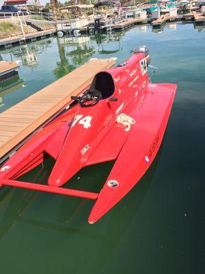 F1 boat rigged with the help of Express Marine