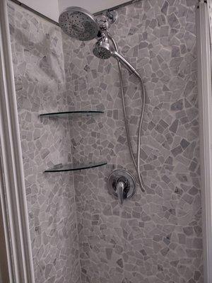 Tile shower Install