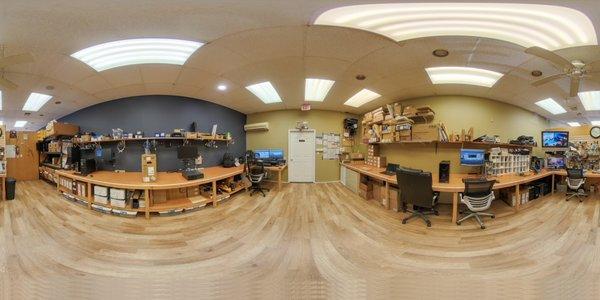 360 view of back shop