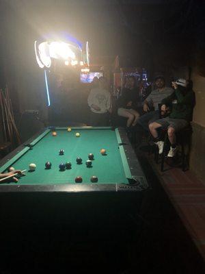 Shoot a game of pool!