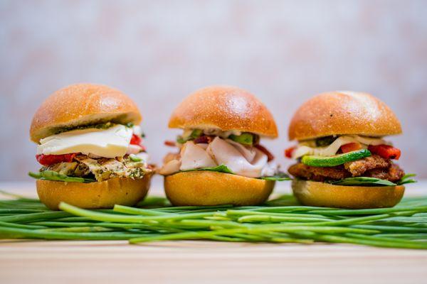 Mini Gourmet sandwiches