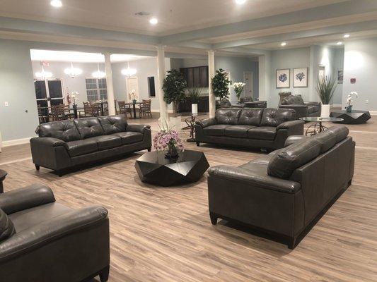 Open spacious Living Room Area at Silver Treasures at Orange Park