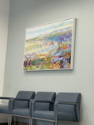 Waiting room art