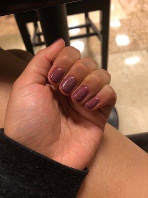 Very cute gel manicure for an amazing price of 16$