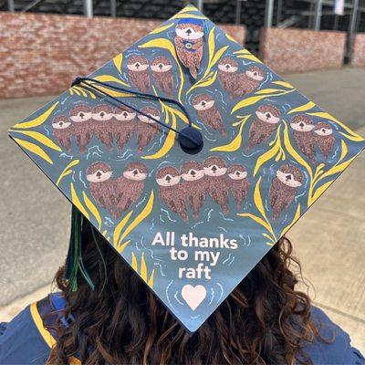 Grad cap topper