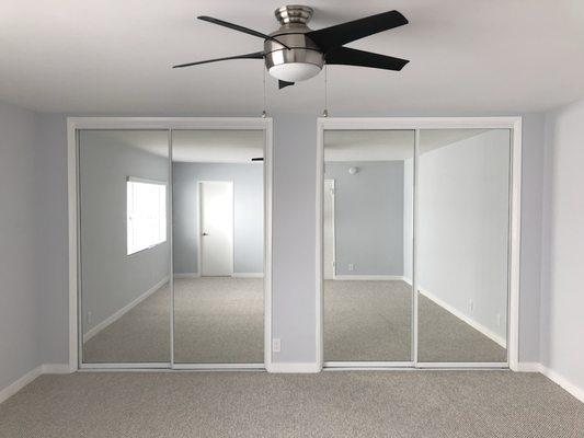 Mirrored Wardrobe doors