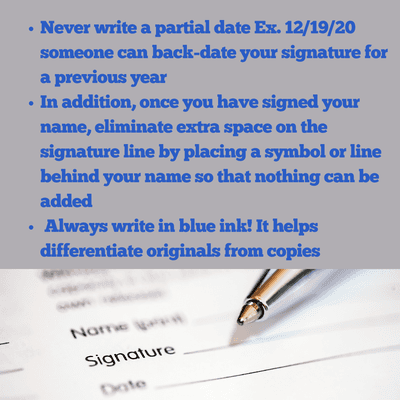 Tips on Signing Legal Documents