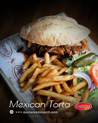 Taste our delicious Mexican Torta..
Order right now and visit our website
https://gustavosmexgrill.com/menu/