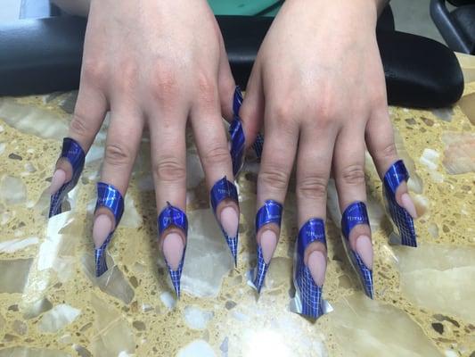 Sculpted nails