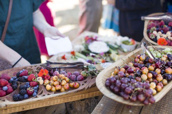 farmers' market fruits