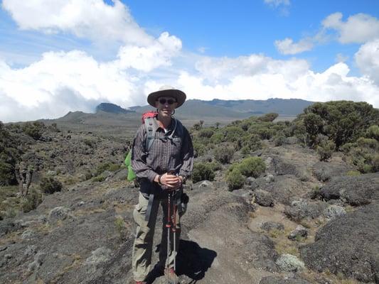 Dr. Hochwald's trek to Mt. Kilimanjaro in 2013.