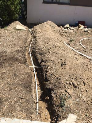 Main water lines