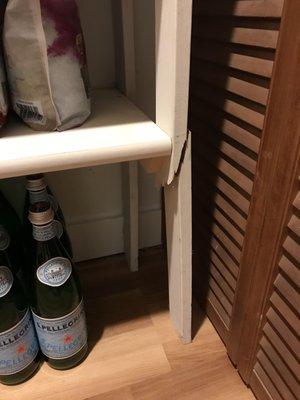 Broken Shelf Leg