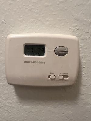 The AC was fixed the day prior. I have it set to 73 and the home was not getting any cooler.