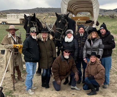 After a fun Wagon Ride and great stories, we actually felt that we were on the Oregon Trail headed west.