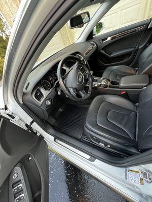 White Audi: Interior Detail