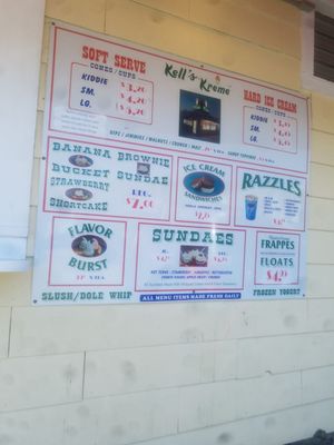 Outside menu