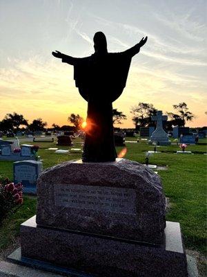 Cemetery entrance