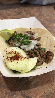 Carne asada taco