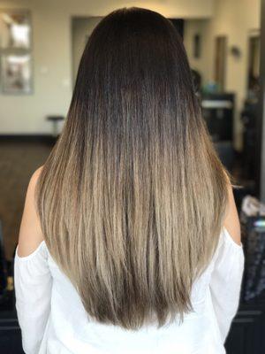 Blended ombré