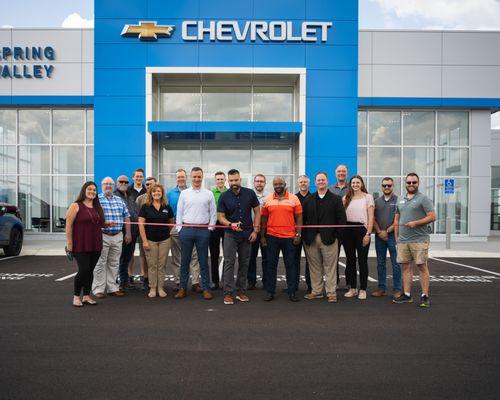 Ribbon cutting of the all-new Chevrolet dealership