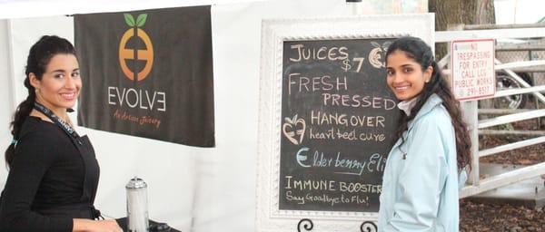 Lafayette farmers market juice