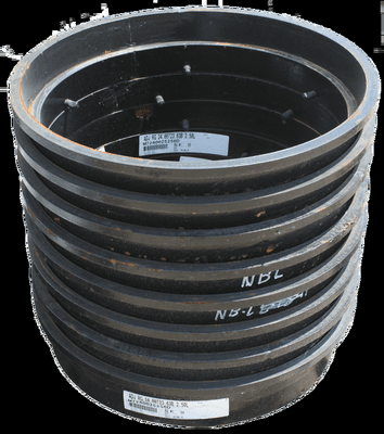 Steel riser rings for raising your Bass & Hays® manhole rings up to grade. ASTM A36 welded and coated carbon steel...